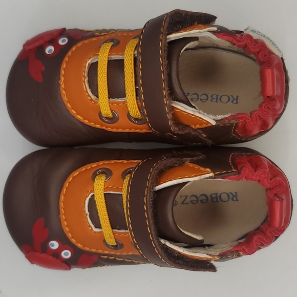Robeez mini shoez ms crab US 3 6-9 mos - Picture 4 of 14